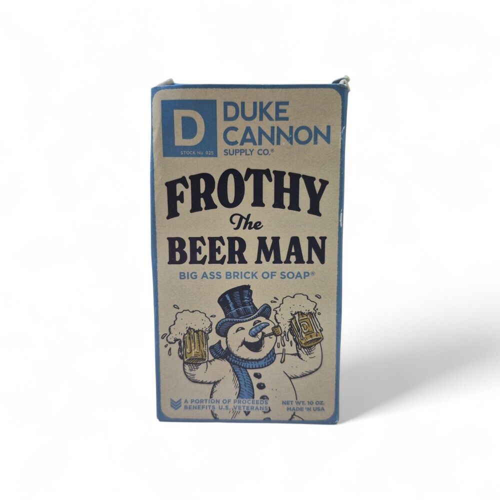 Duke Cannon Big Ass Brick of Soap 10 OZ Frothy The Beer Man
